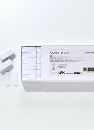 CAJA DE CONFETI DE PAPEL FENTUMFX Caja de confeti de 0.5 kilogramos..