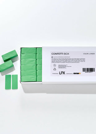 CAJA DE CONFETI DE PAPEL FENTUMFX Caja de confeti de 0.5 kilogramos..