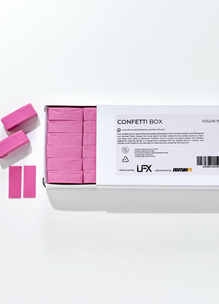 CAJA DE CONFETI DE PAPEL FENTUMFX Caja de confeti de 0.5 kilogramos..